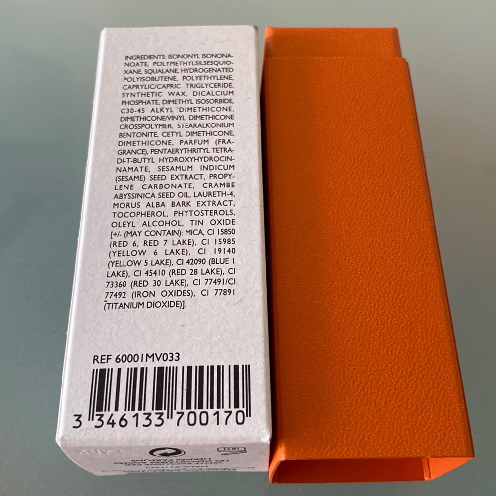 NIB Auth HERMÈS Rouge Hermès, Matte lipstick ORANGE BOITE 33 Made in ITA… - Picture 10 of 11